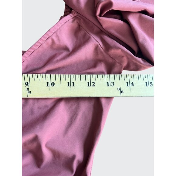 Lulus Certified Flirt Rusty Rose Ruched Long Sleeve Thong Bodysuit Size Small - Picture 4 of 13